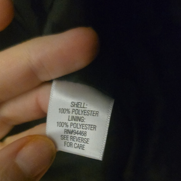 Croft & Barrow Women's Black Pea Coat - Picture 5 of 5